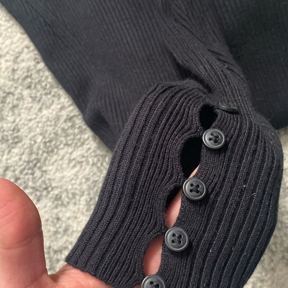 Ribbed Long Sleeve Bodycon Mini Dress - Picture 5 of 5